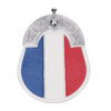 France Flag Leather Sporran With Chain Belt