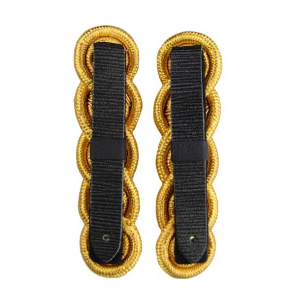 British Army Gold Gilt Wire Epaulette With Or Without Badge