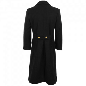 long coat double breasted Back